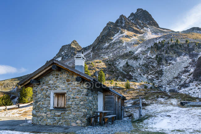 Suíça, Grisons, Albula Valley, Albula Pass road — Fotografia de Stock