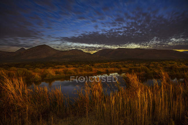 Africa, Sud Africa, lago la sera — Foto stock