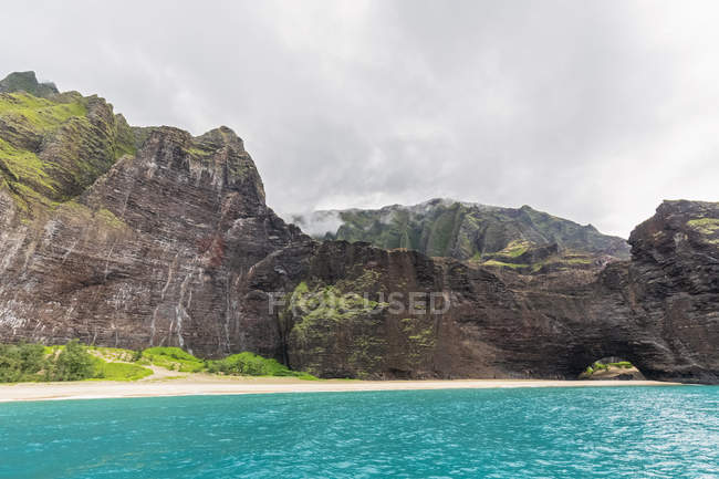 Usa, Hawaii, Kauai, Na Pali Coast State Wilderness Park, Na Pali Coast — Stockfoto