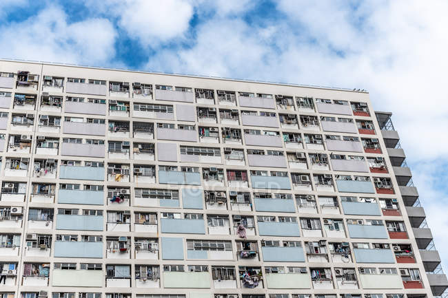 Hong Kong, Choi Hung, bloque de apartamentos - foto de stock
