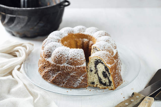 Torta anello di semi di papavero — Foto stock