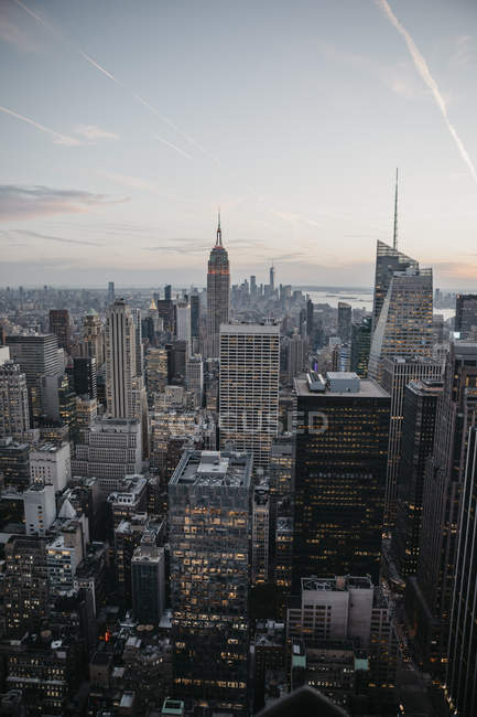 États-Unis, New York, New York dans la lumière du matin — Photo de stock