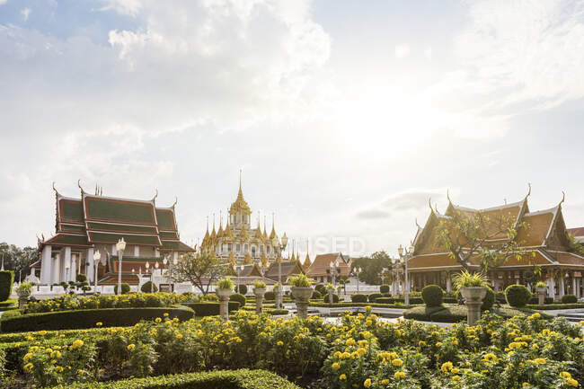 Таиланд, Бангкок, храм Лоха Прасат — стоковое фото