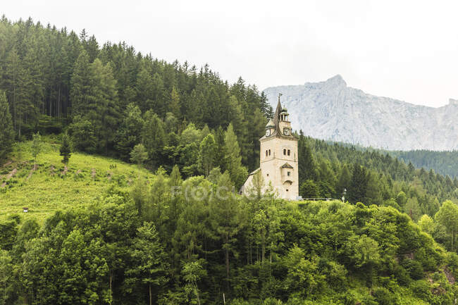 Austria, Stiria, Eisenerz, torre Schichtturm — Foto stock
