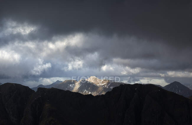 Regno Unito, Scozia, Glencoe, Aonach Eagach Ridge — Foto stock