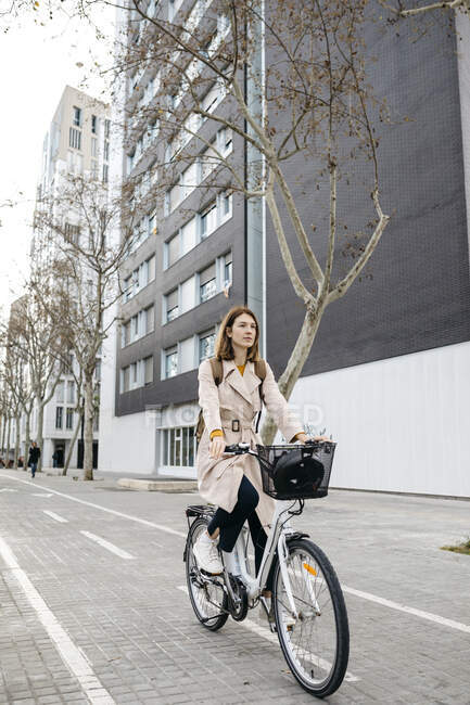 cycling trench coat