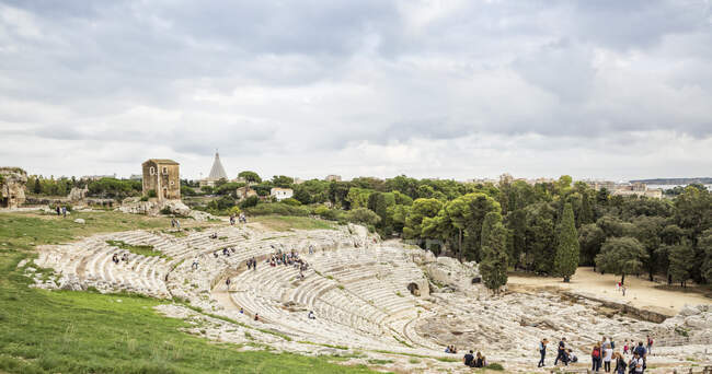 Italia, Sicilia, Siracusa, teatro greco — Foto stock