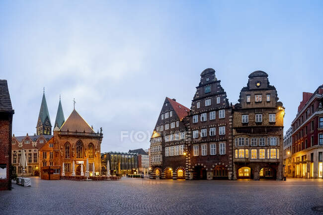 Alemania, Bremen, Ayuntamiento - foto de stock