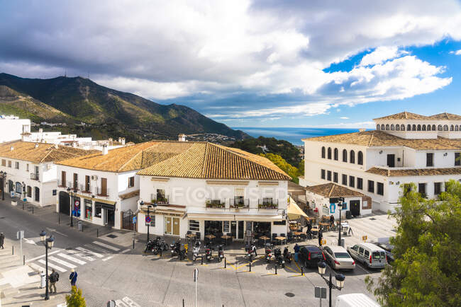 Espagne, ancien village blanc de Mijas dans la province de Malaga — Photo de stock