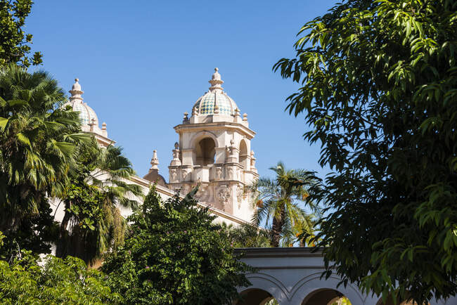 EUA, Califórnia, San Diego, Balboa Park, Teatro Casa Del Prado — Fotografia de Stock