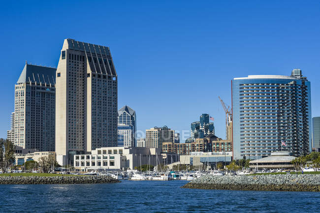Estados Unidos, California, San Diego, Skyline - foto de stock