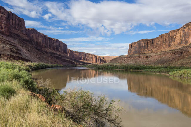 Estados Unidos, Utah, Colorado River, Canyonlands National Park - foto de stock