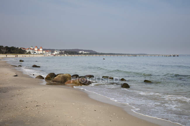 Germania, Ruegen, località balneare baltica Binz, spiaggia — Foto stock