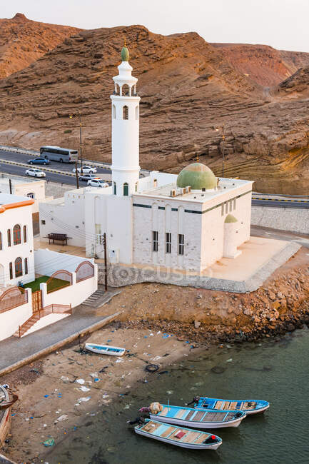 Mesquita de Al Ayjah, Sur, Omã — Fotografia de Stock