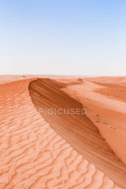 Sultanate Of Oman, Wahiba Sands, dunes in the desert — Stock Photo