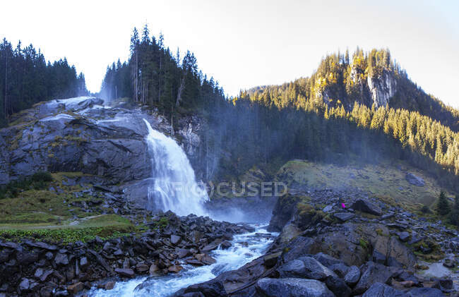 Autriche, Parc national de High Tauern, Cascades de Krimml, Lower Falls — Photo de stock