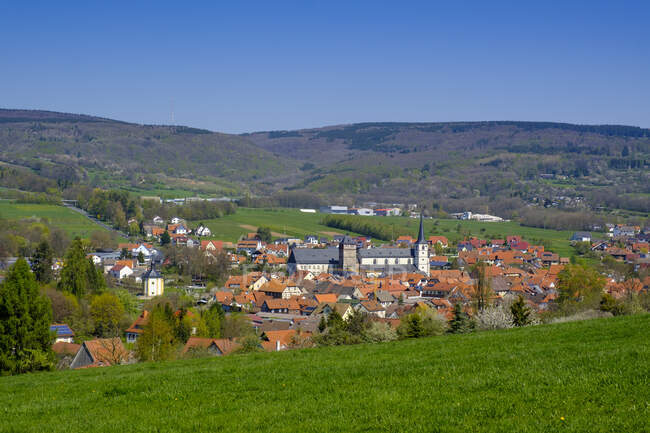 Bischofsheim an der Rhoen, Bavière, Allemagne — Photo de stock