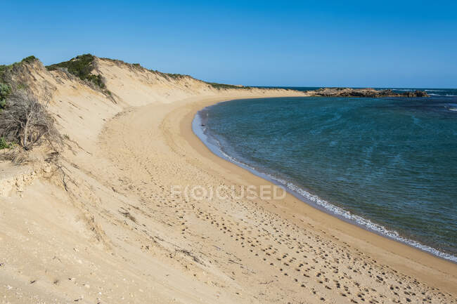 Пляж возле мыса Яффа, Южная Австралия, Австралия — стоковое фото