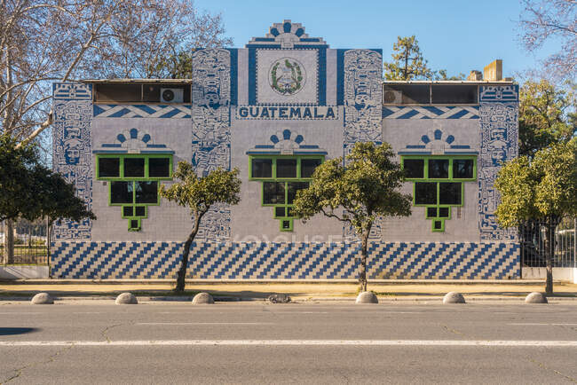 Pabellón de Guatemala, Sevilla, España - foto de stock