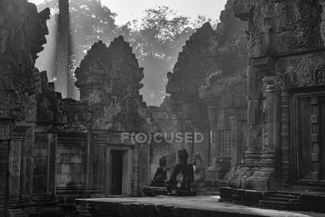 Tempio di Banteay Srei, Angkor, Siem Reap, Cambogia — Foto stock