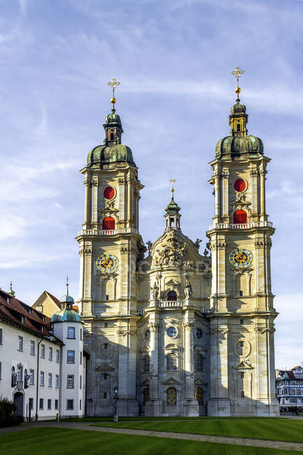 St. Gallen Cathedral, Санкт-Галлен, Швейцария — стоковое фото