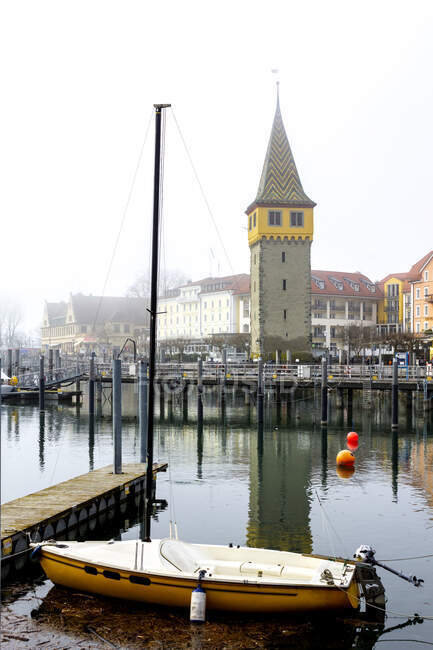 Harbor of Lindau, Lake Constance, Germany — Stock Photo