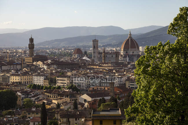 Vista su Firenze, Firenze, Italia — Foto stock