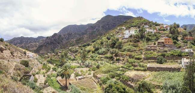 Vale de Vallehermoso, La Gomera, Ilhas Canárias, Espanha — Fotografia de Stock