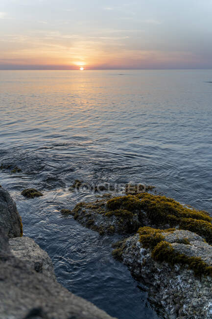 Spain, Costa Brava, Sunrise above sea — Stock Photo