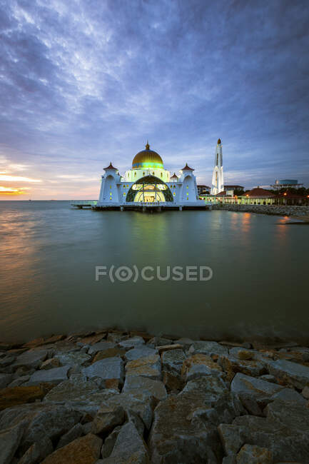 Moschea a Melaka, Malesia — Foto stock