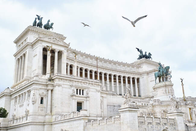 Monumento a Vittorio Emanuele II, Rome, Italy — стокове фото