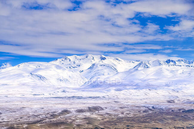 Vista do Monte John Summit contra a cordilheira do Mount Cook National Park, Tekapo, South Island, Nova Zelândia — Fotografia de Stock