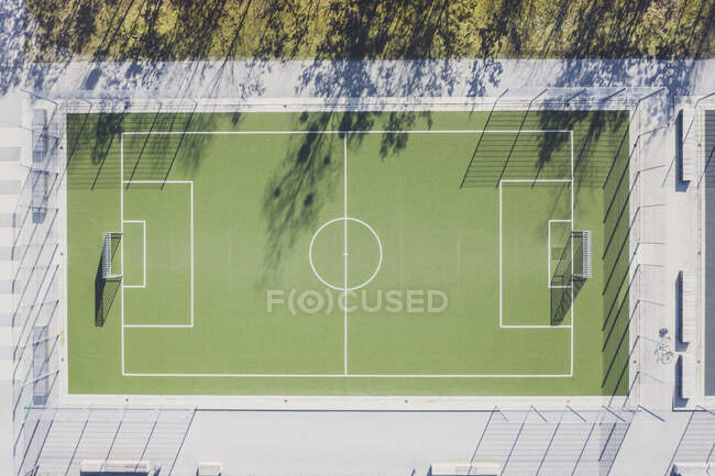 Veduta aerea del campo di calcio, Monaco di Baviera, Germania — Foto stock