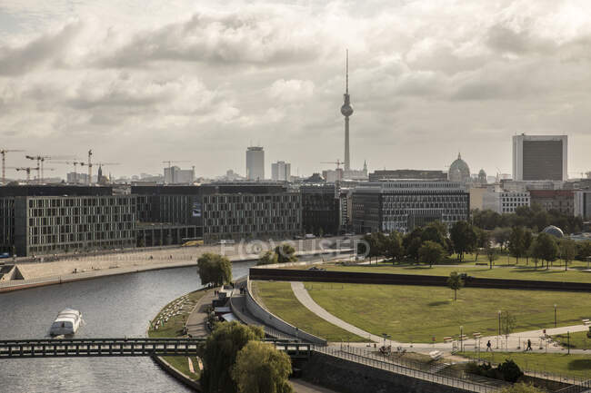 Германия, Берлин, Архитектура Германии — стоковое фото