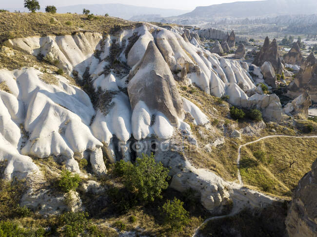 Rock formations at Goreme Open Air Museum, Cappadocia, Turkey — Stock Photo
