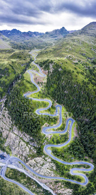 Austria, Tirol, Kauner Valley Glacier Road - foto de stock