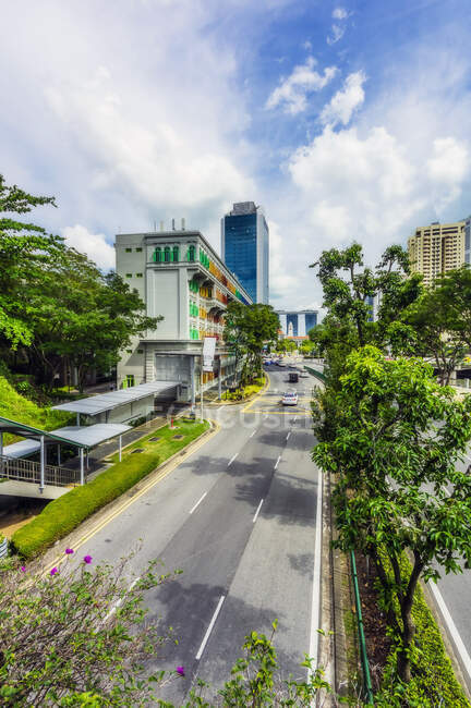 Sud-est asiatico, Singapore, Paesaggio urbano — Foto stock