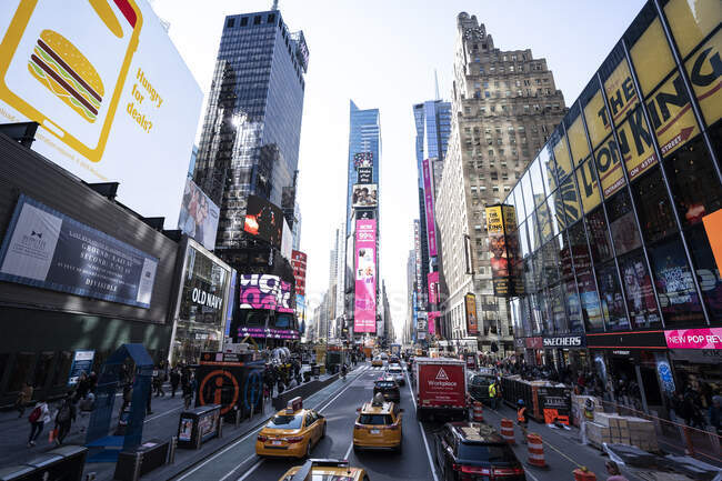 États-Unis, New York, Times Square — Photo de stock
