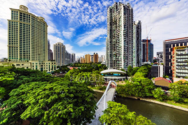 Sudeste Asiático, Singapur, Paisaje urbano - foto de stock