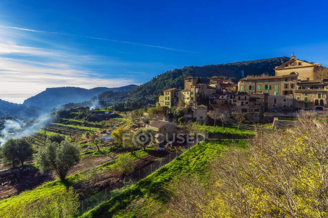 Spain, Mallorca, Valldemossa, mountain village — Stock Photo