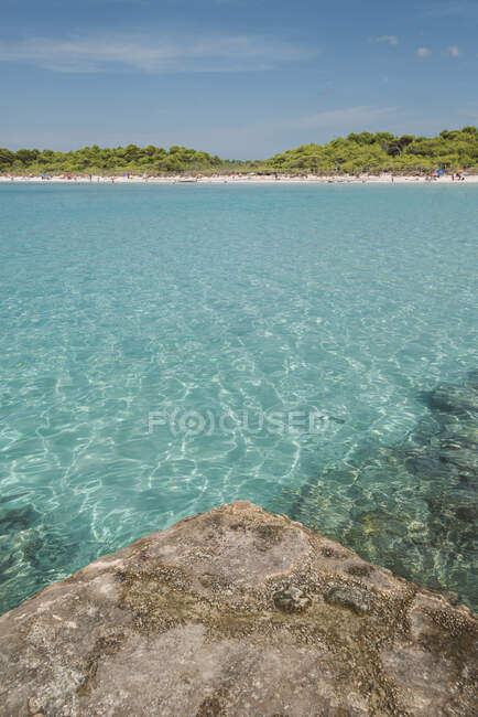 View of Son Saura beach, Menorca, Spain — Stock Photo