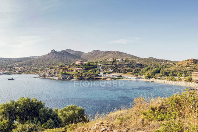 Côte du Cap Sounion, Attika, Grèce — Photo de stock