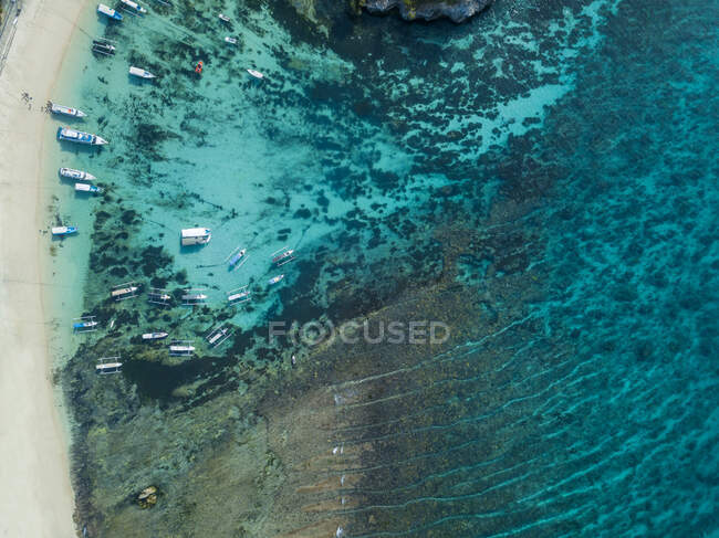Indonesia, Bali, Aerial view of Lembongan island — Stock Photo