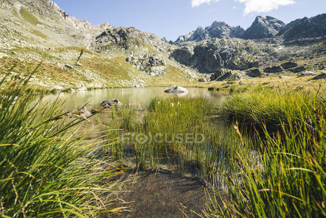 Suretta Lake, Alps, Grisons, Switzerland — Stock Photo