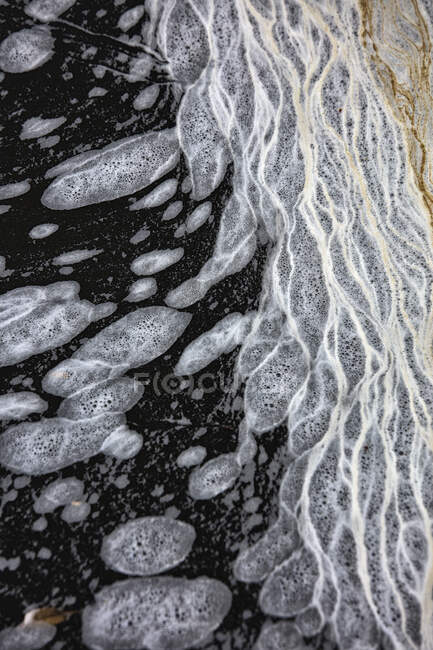 Détail de l'eau du fleuve, Presidente Figueiredo, région amazonienne, Brésil — Photo de stock