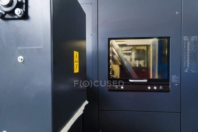 Germany, Bavaria, Munich, Production hall machinery — Stock Photo