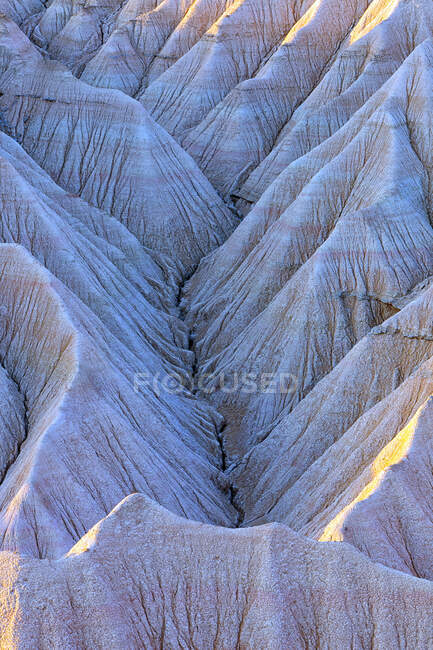 Spagna, Navarra, Formazioni rocciose di Bardenas Reales badland — Foto stock