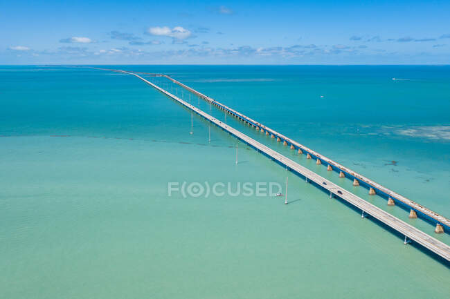 Seven Mile Bridge, Florida Keys, USA — Foto stock