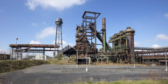 Germany, North Rhine-Westphalia, Dortmund, Decommissioned steelworks factory — Stock Photo