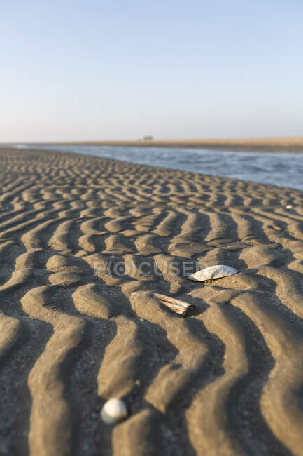 Данія, Ромо, пляжний пісок — стокове фото